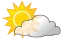 Partly cloudy