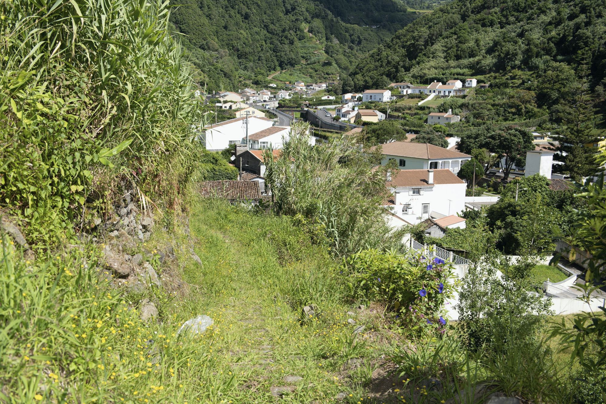 Aufstieg von Faial da Terra