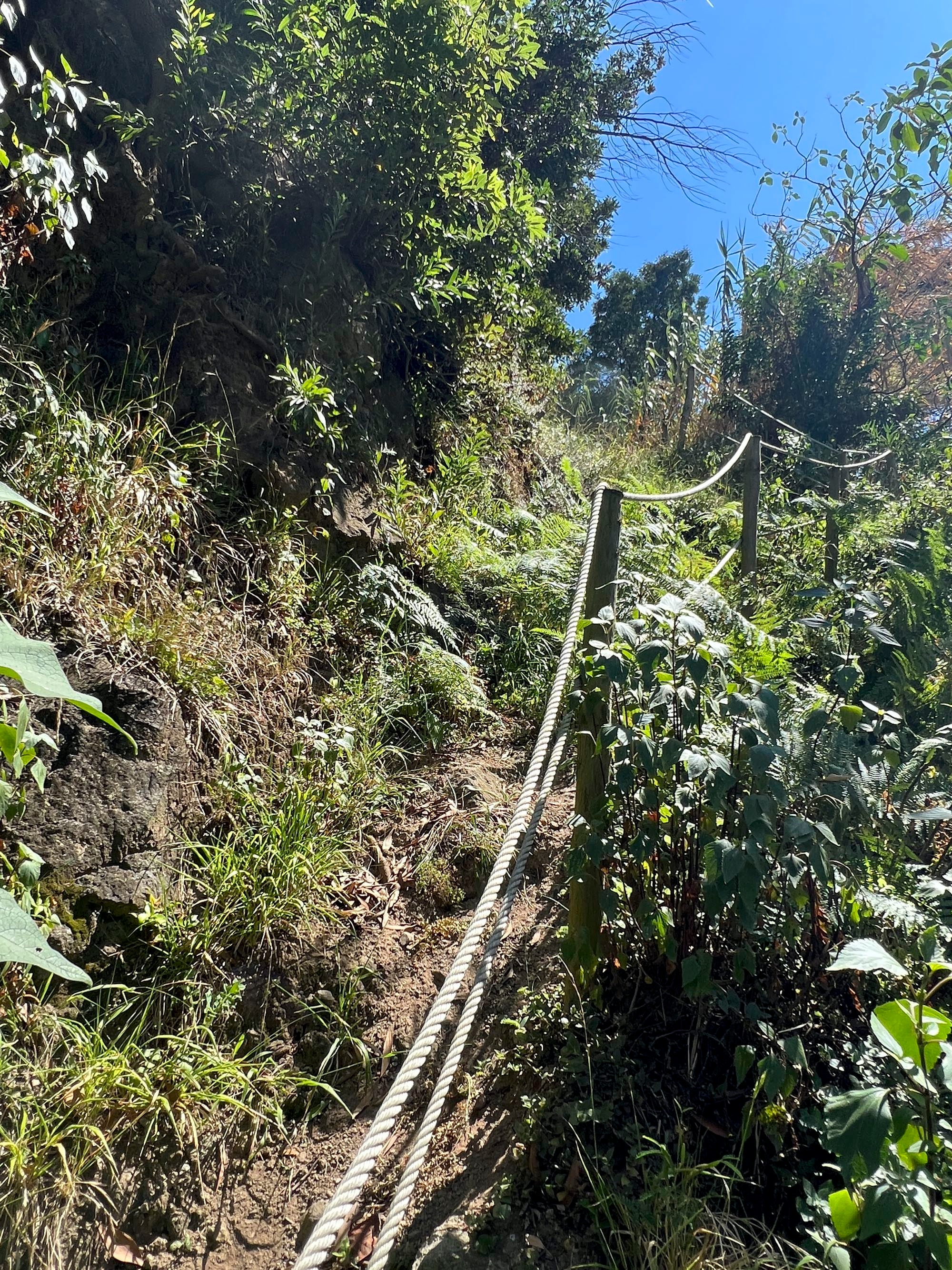 Aufstieg vom Ribeira do Estreito