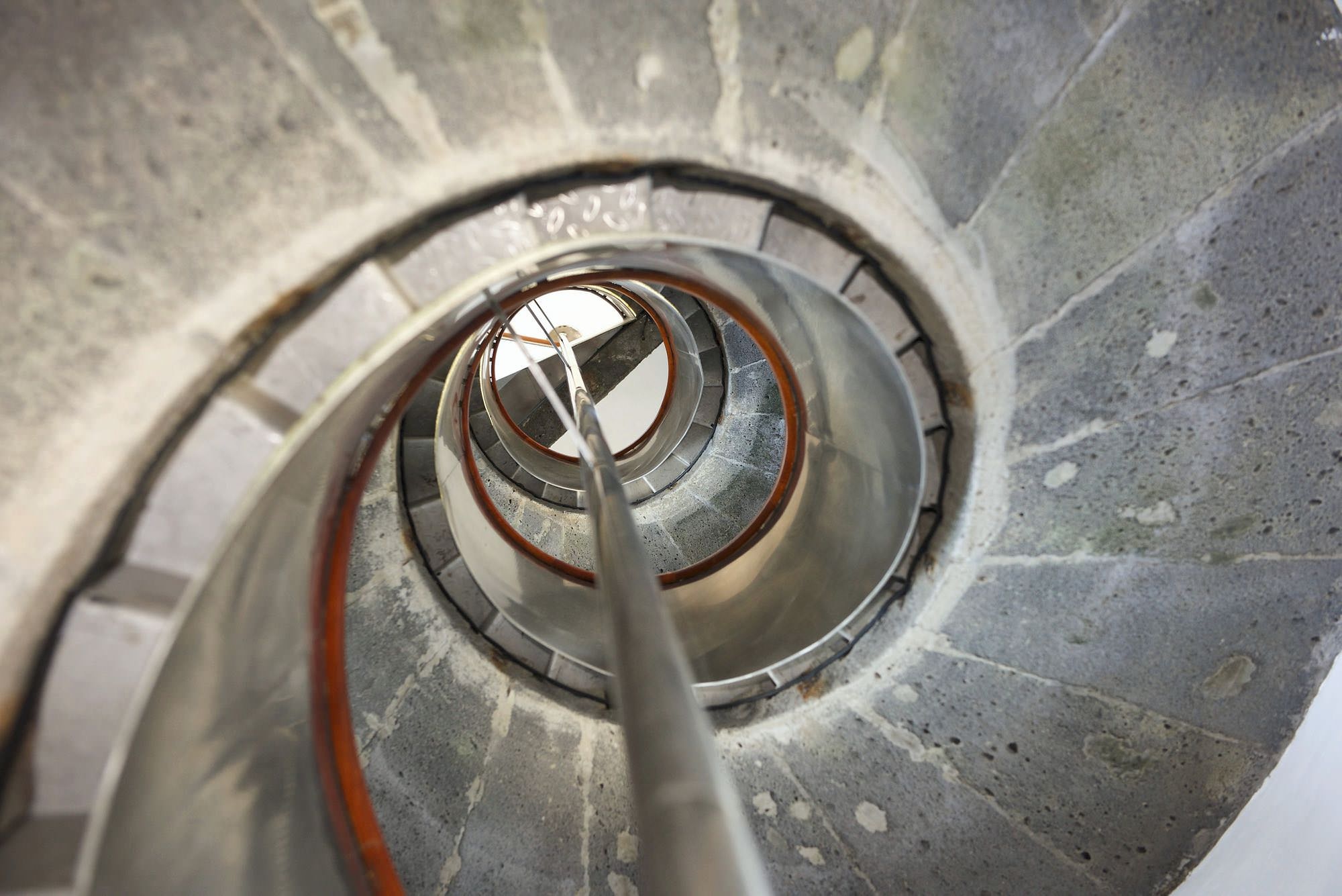 Wendeltreppe im Farol da Ponta dos Capelinhos
