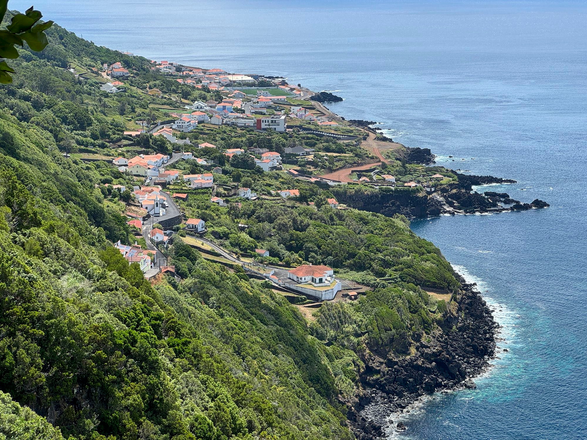 Blick auf Fajã Grande