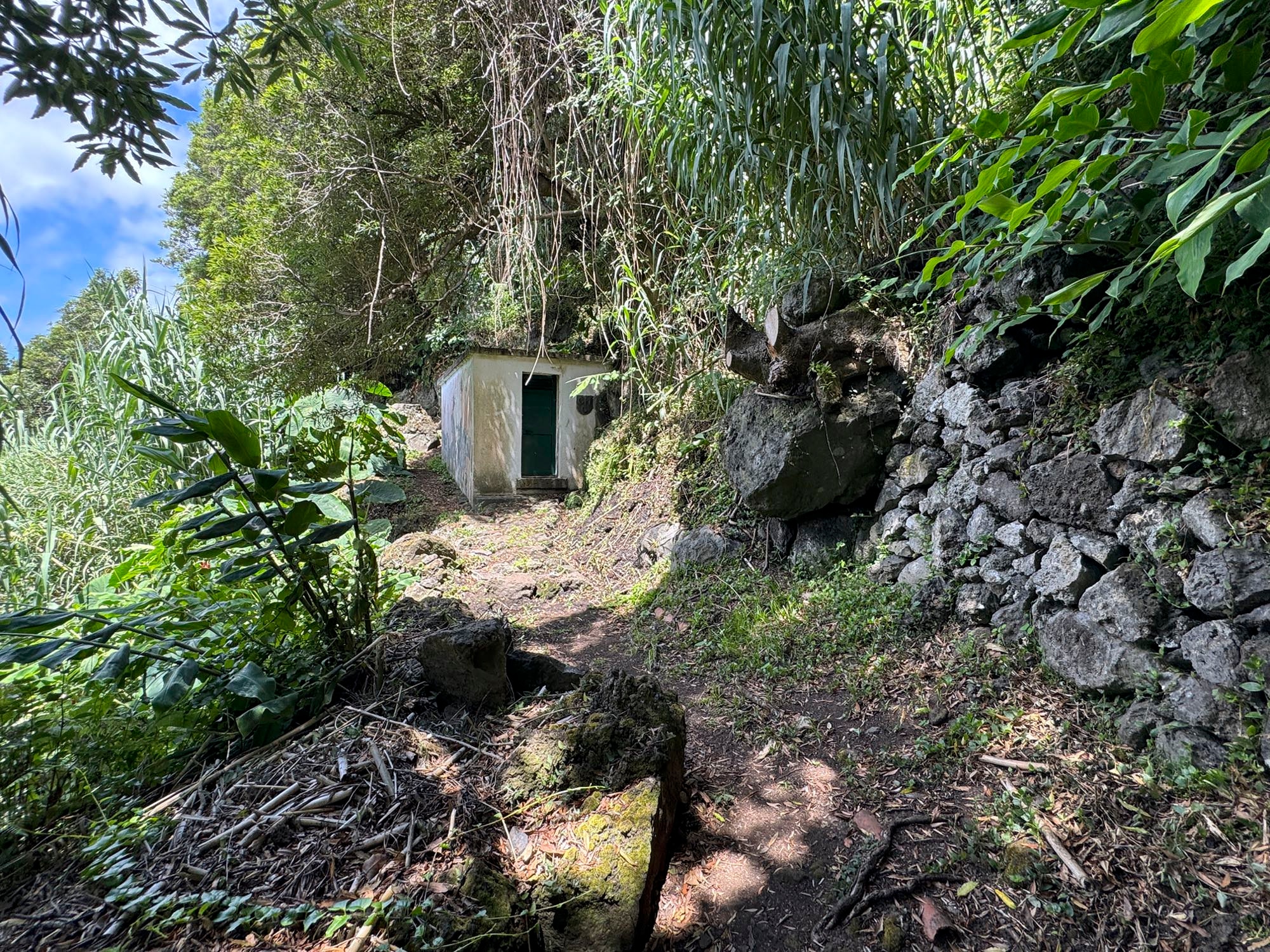 Abstiegsweg nach Fajã Grande