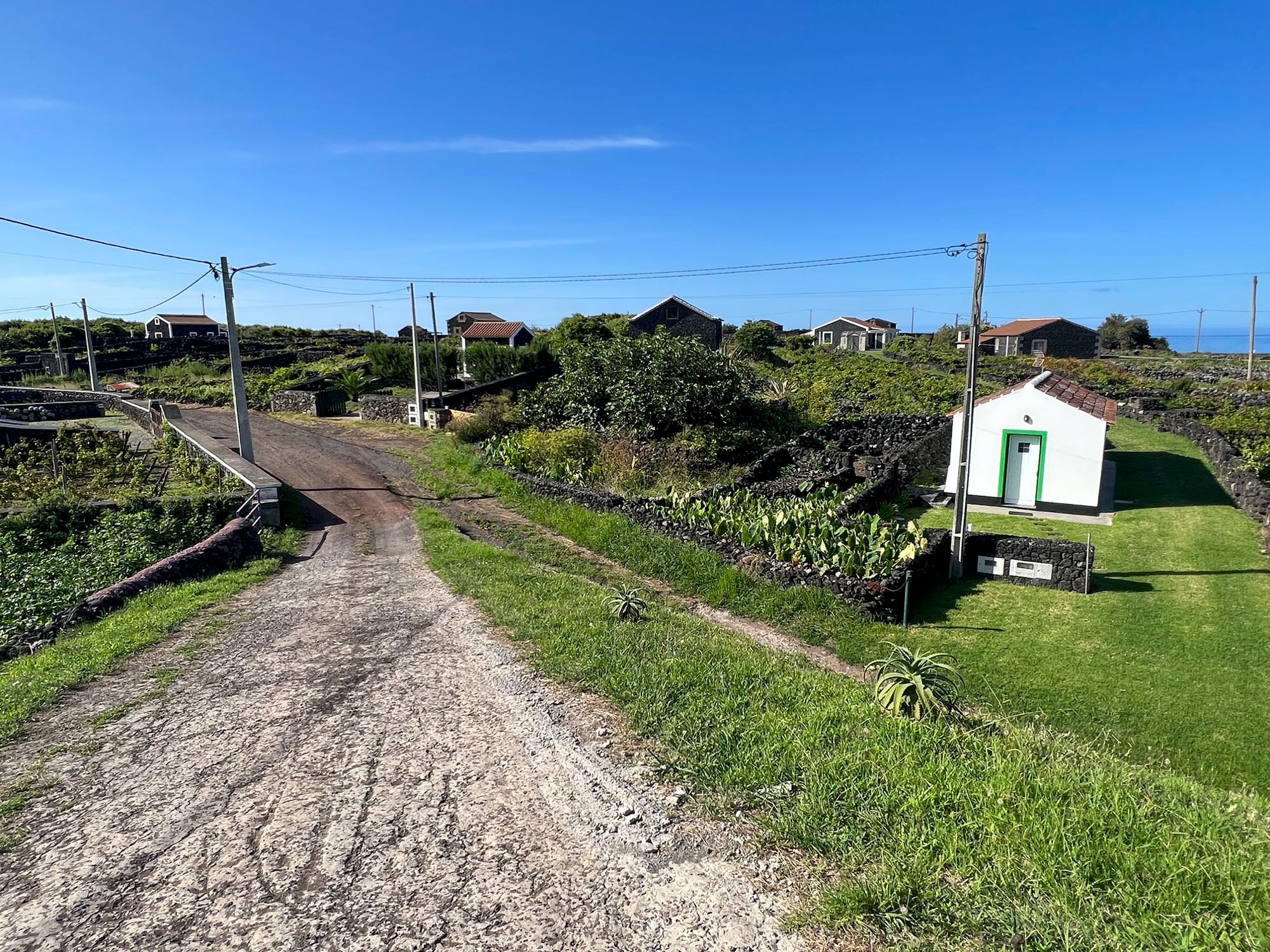 Kleine Adegas verteilen sich in zweiter Reihe entlang der Küste