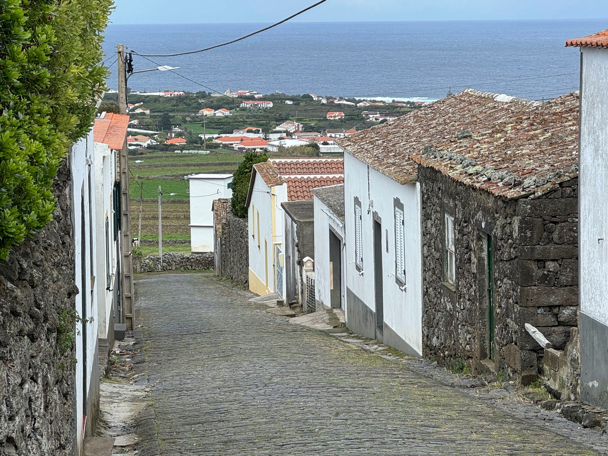 Dorfstraße durch Fontes