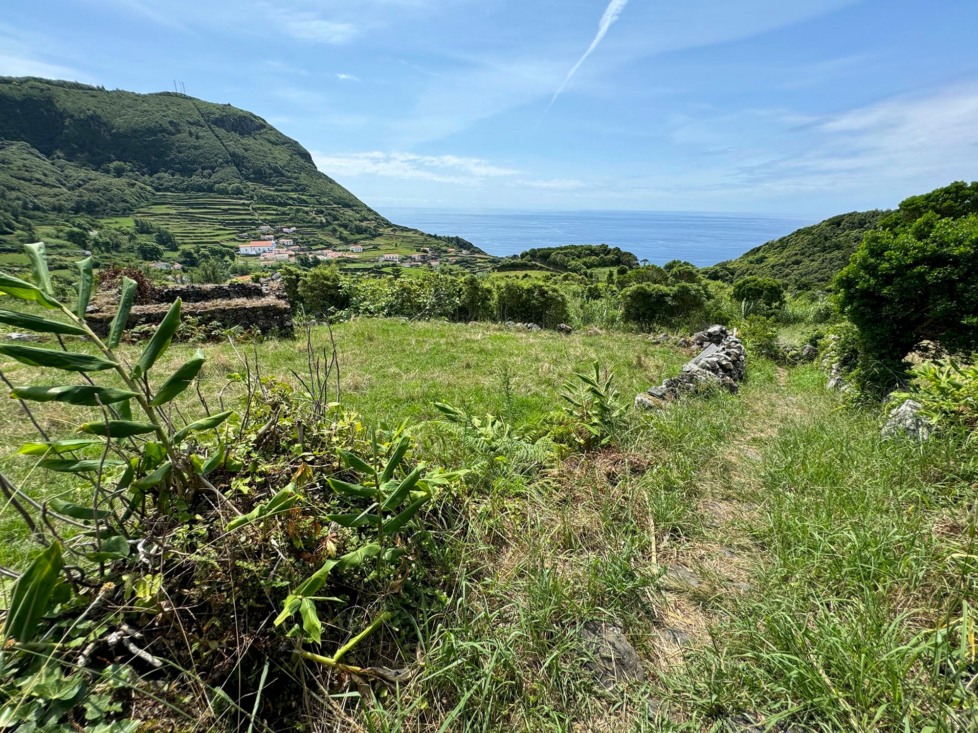 Blick zurück auf Fajãzinha