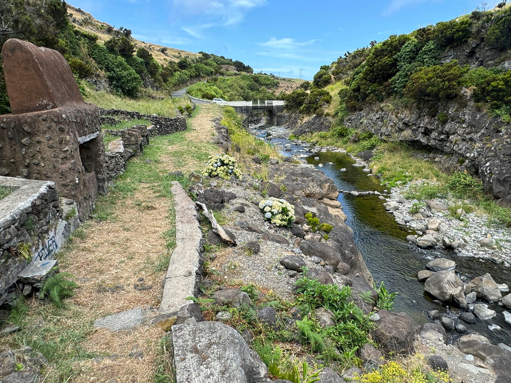 Rastplatz am Ribeira do Moinho