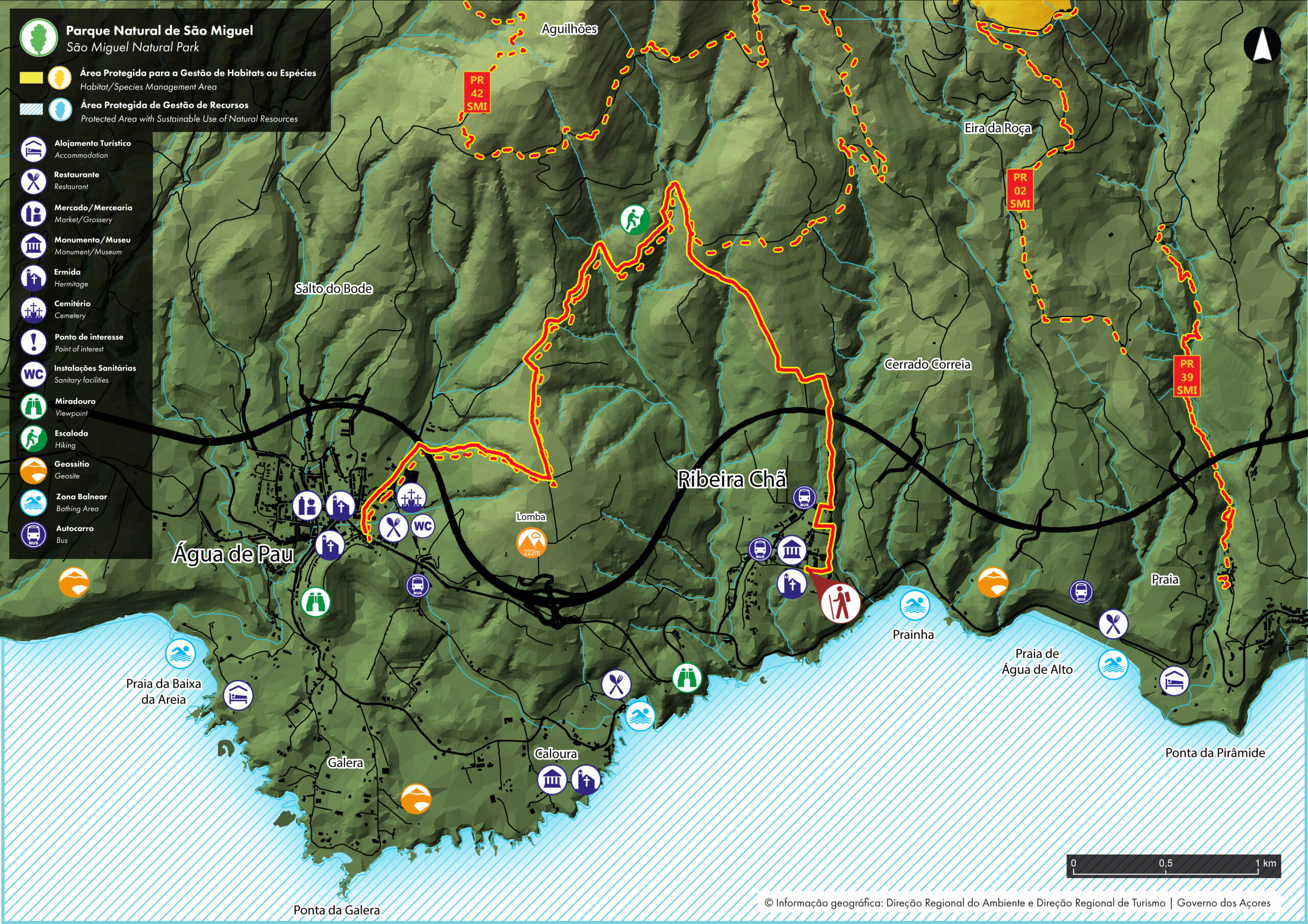 Pr40 Rota PR 41 SMI – Rota da Água, Pedras Brancas - Azoren-Wanderführer