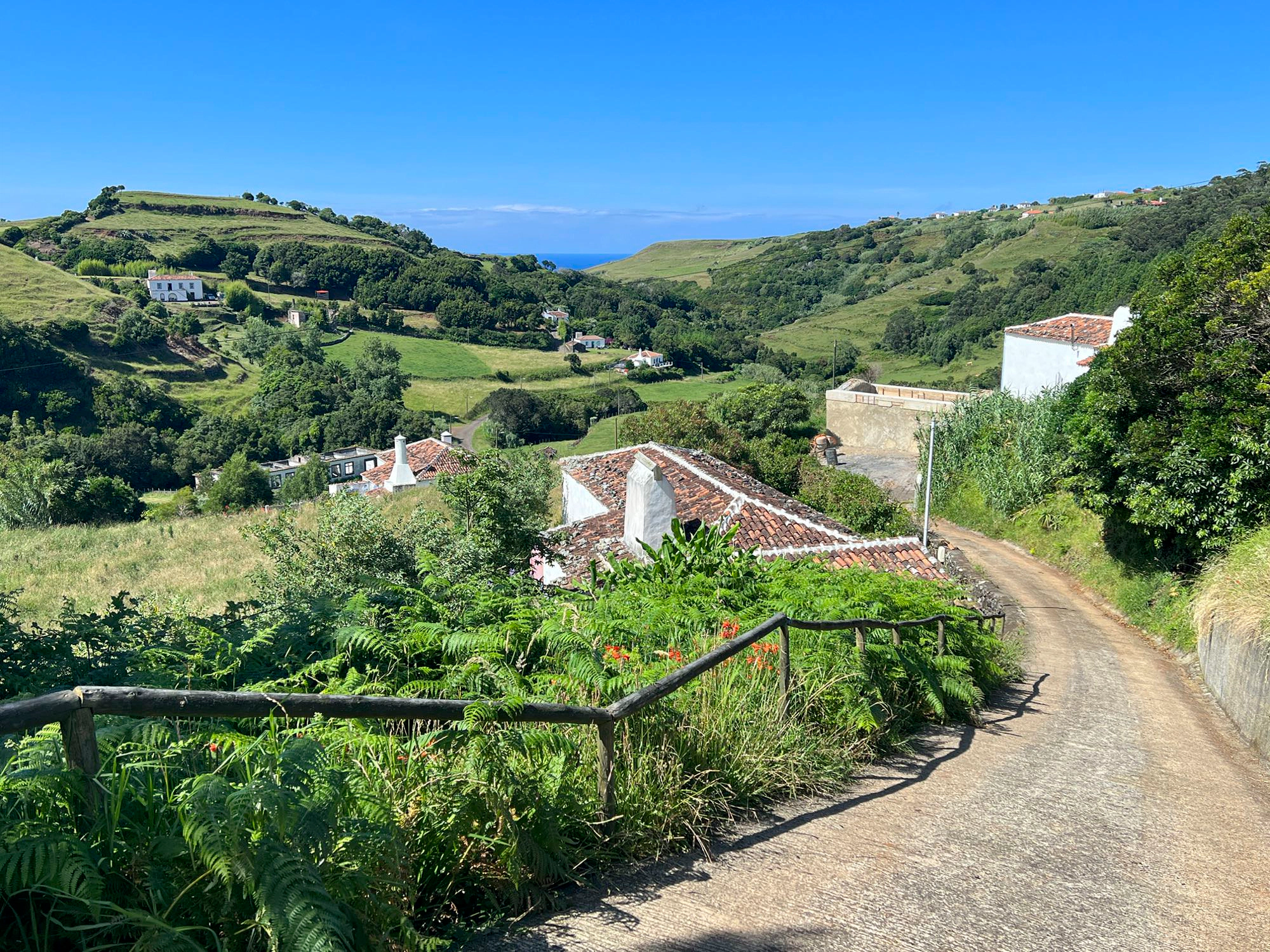 Dorfstraße in Lagos