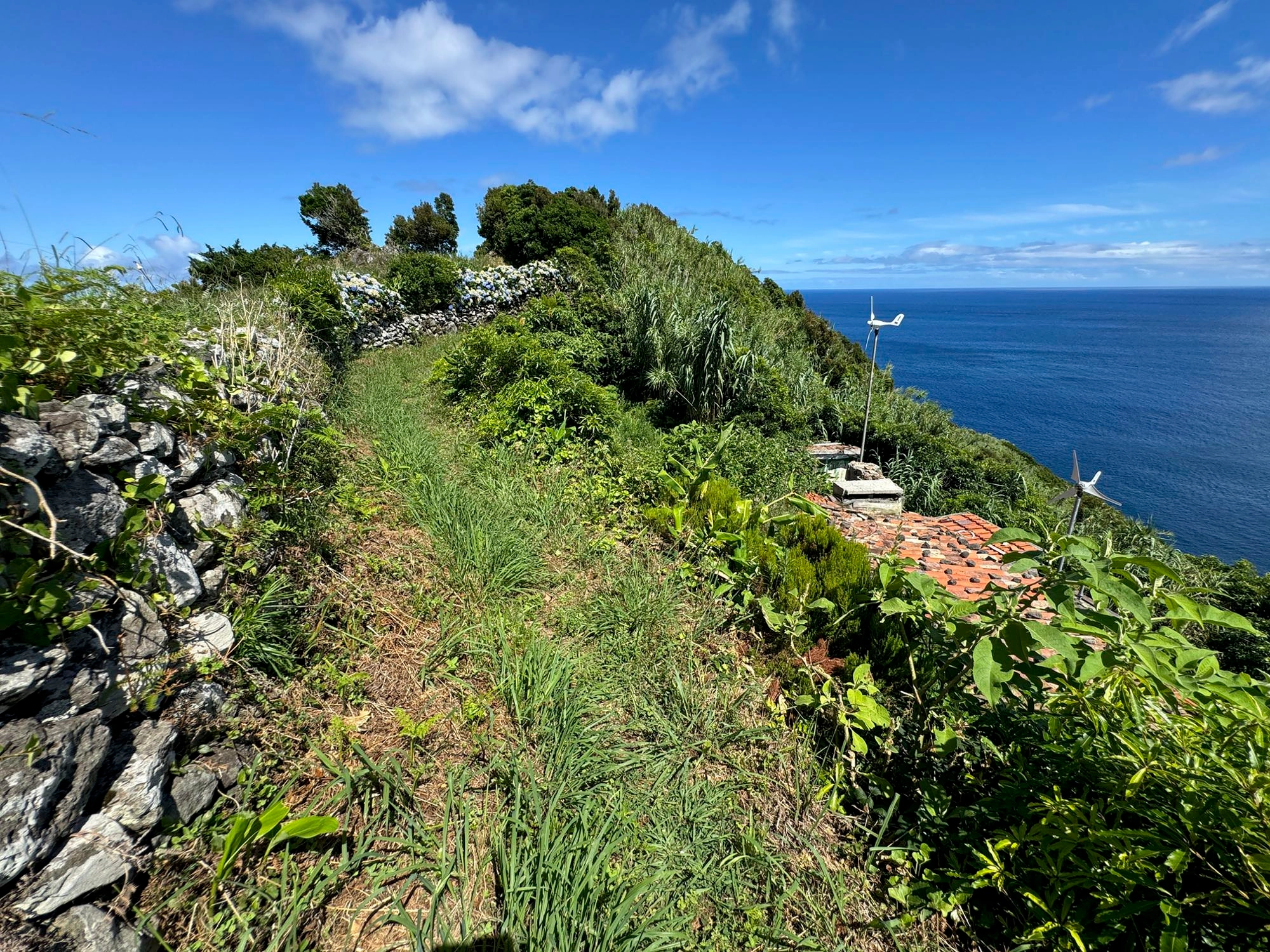 Abstiegspfad an die Ponta da Caveira