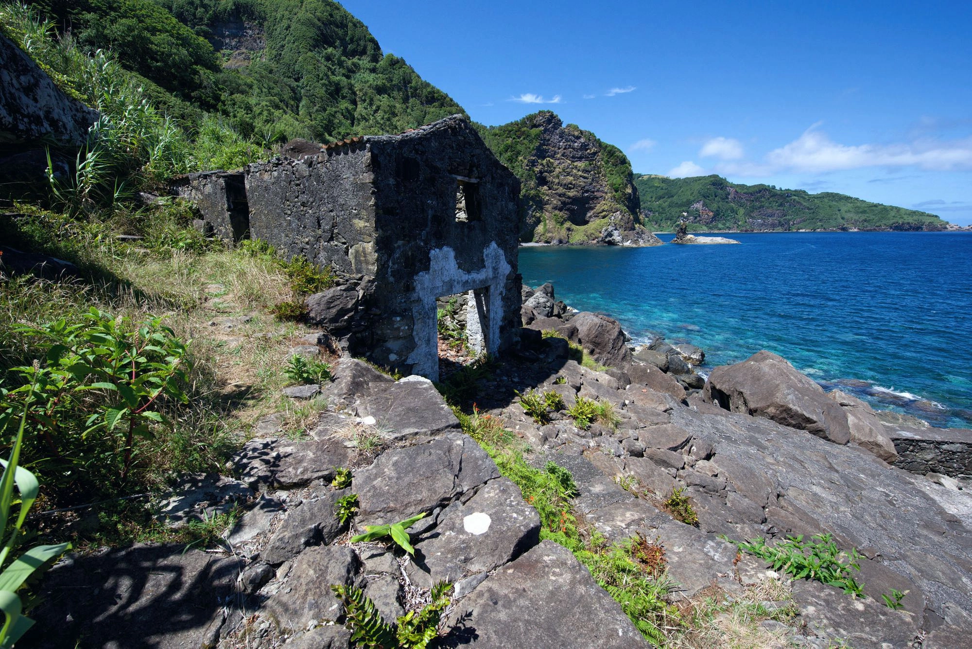 Das alte Bootshaus am Porto da Lomba