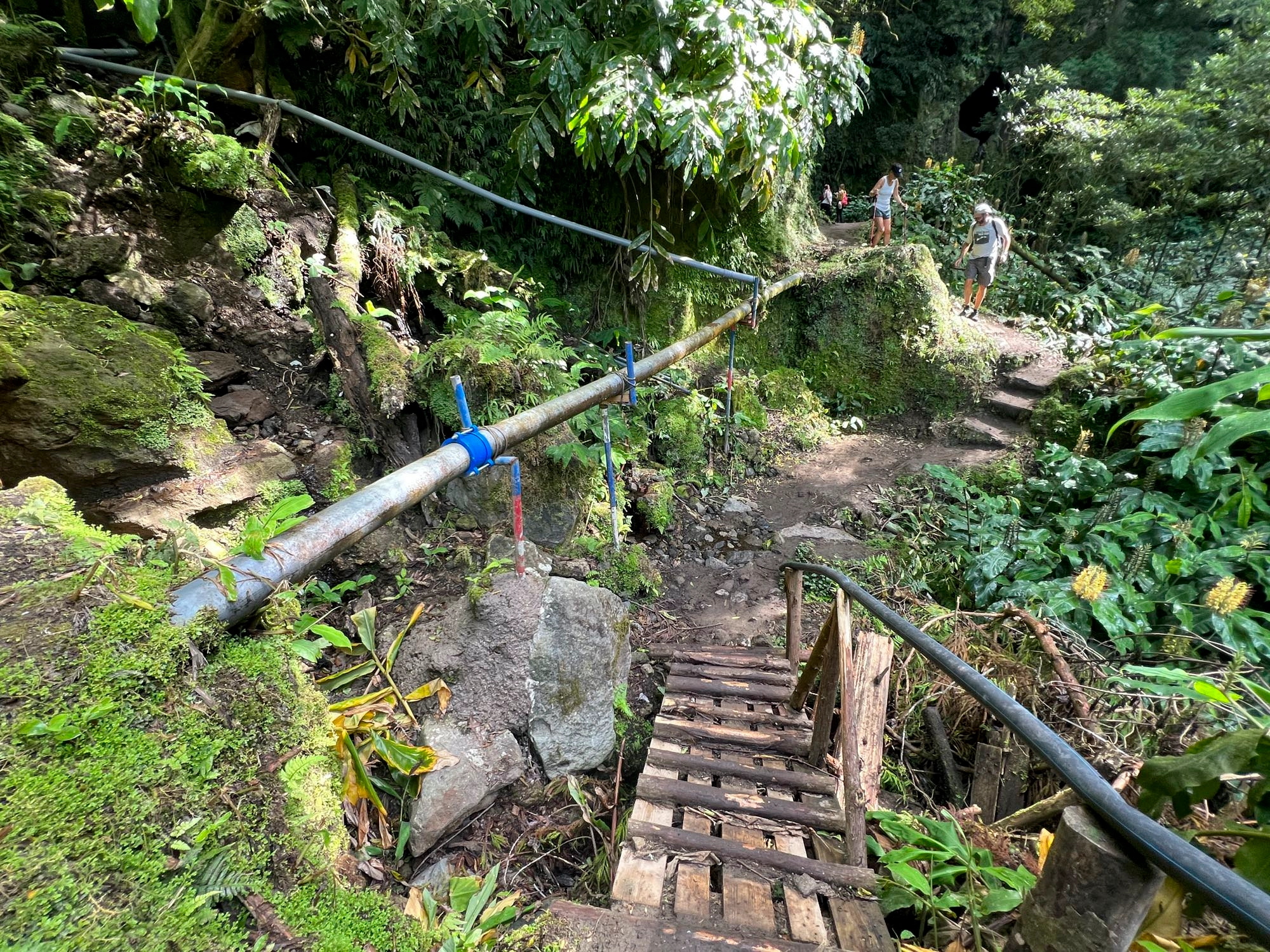 Wegabschnitt am Janela do Inferno