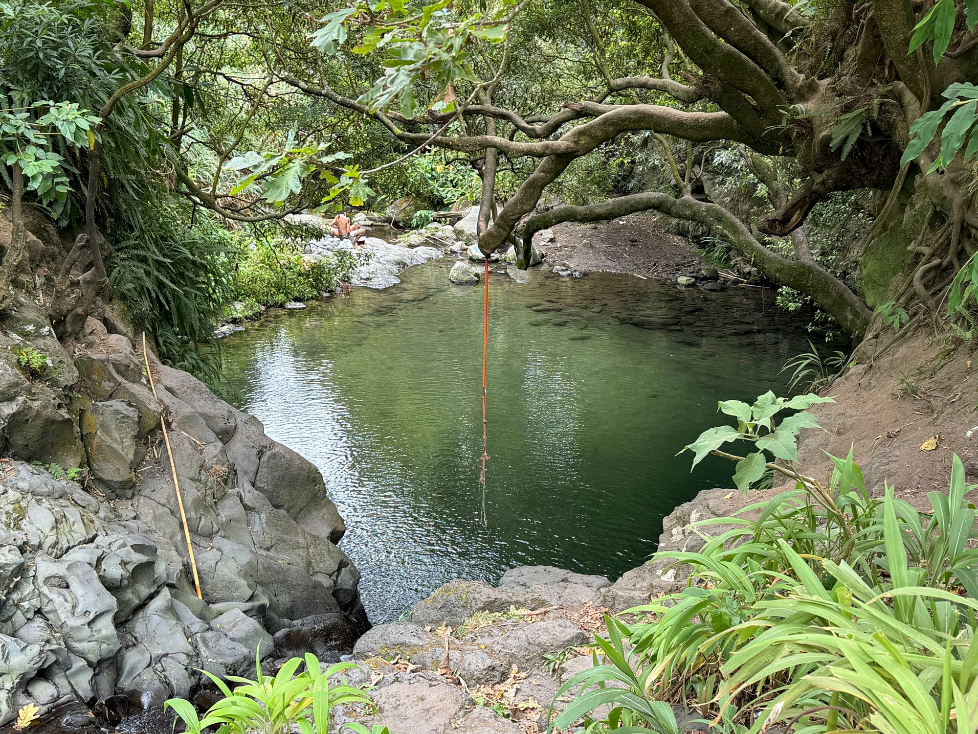 Badebecken an der Cascata do Segredo