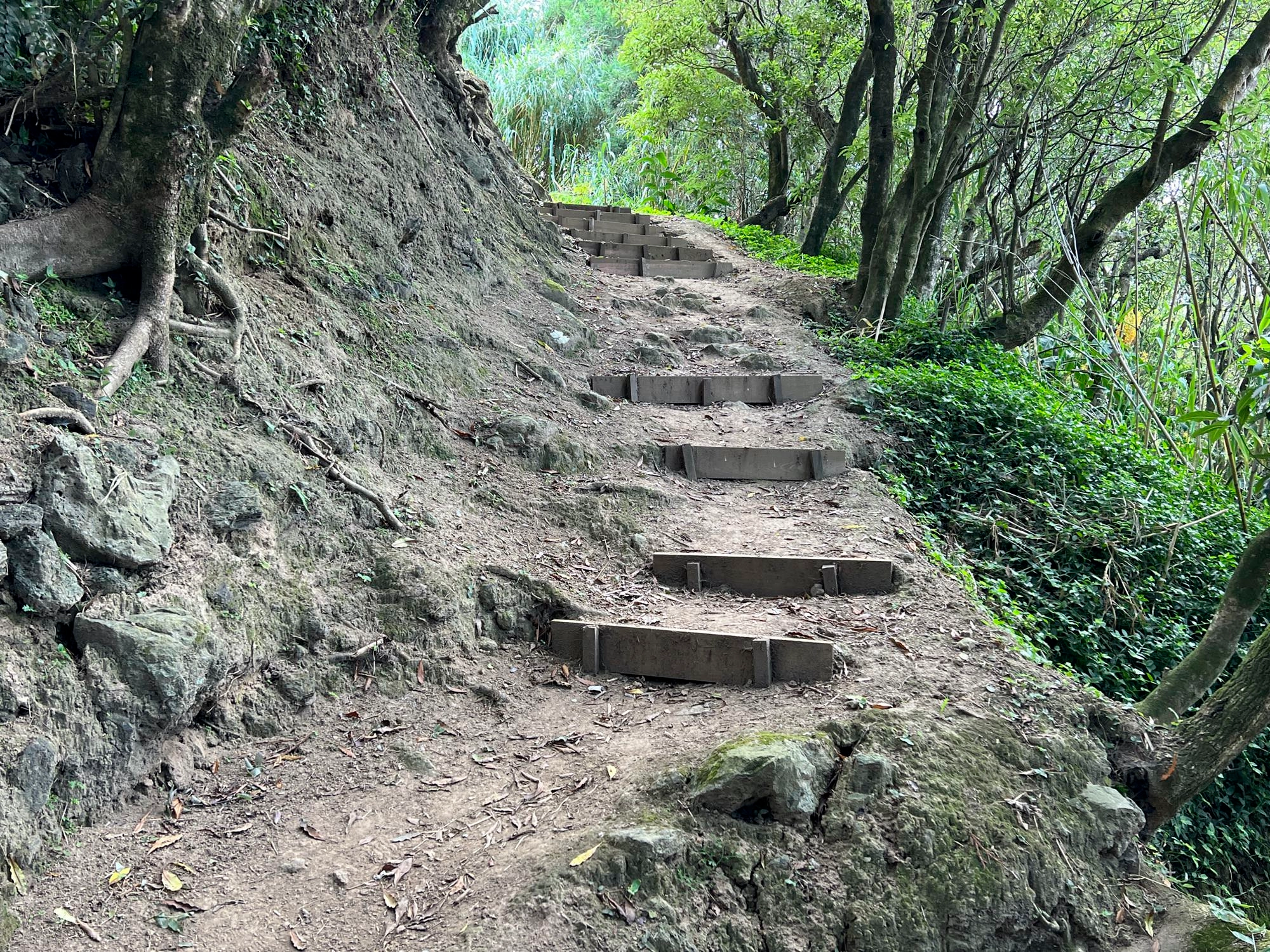 Abstieg an den Ribeira Funda