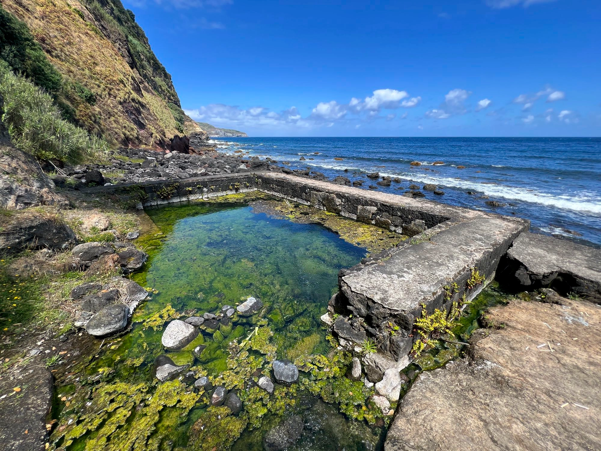 altes Badebecken von Ladeira da Velha
