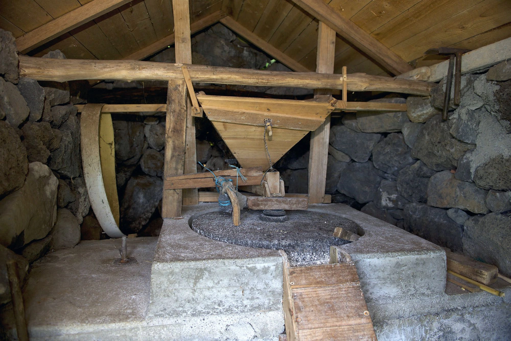 Wassermühle in Fajã d'Além