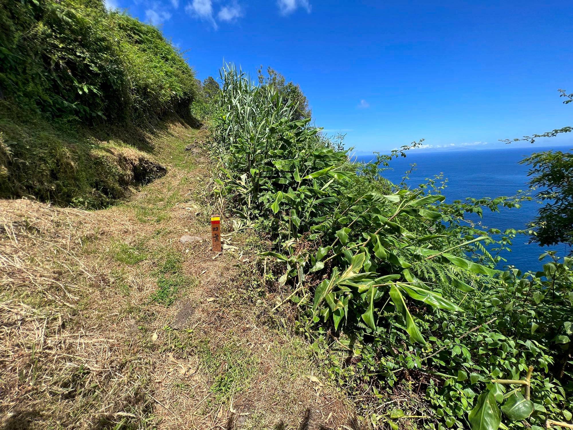 Abstiegspfad nach Fajã d'Além