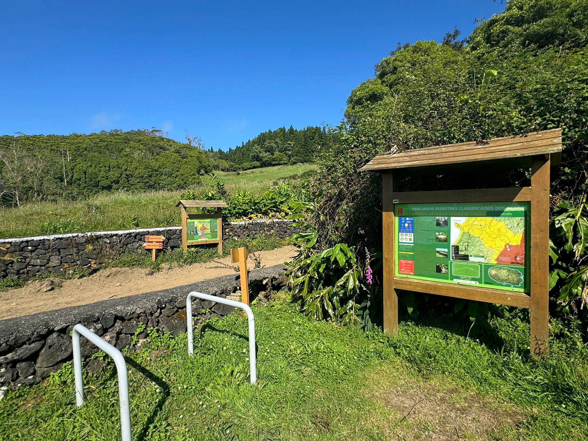 Ausgangspunkt an einem Wanderparkplatz