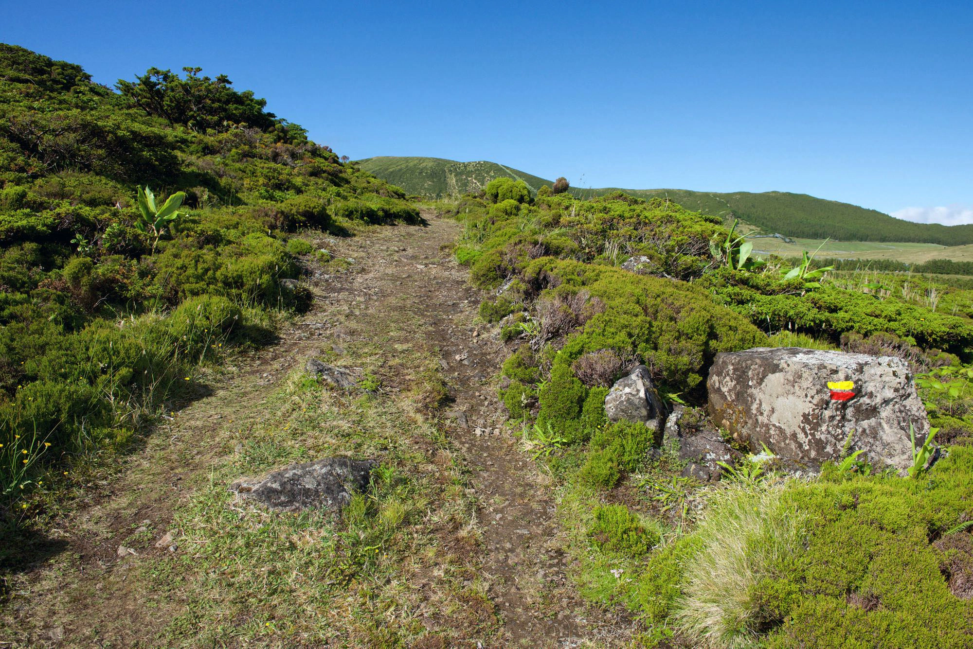 Auf dem Weg zur Caldeira Seca