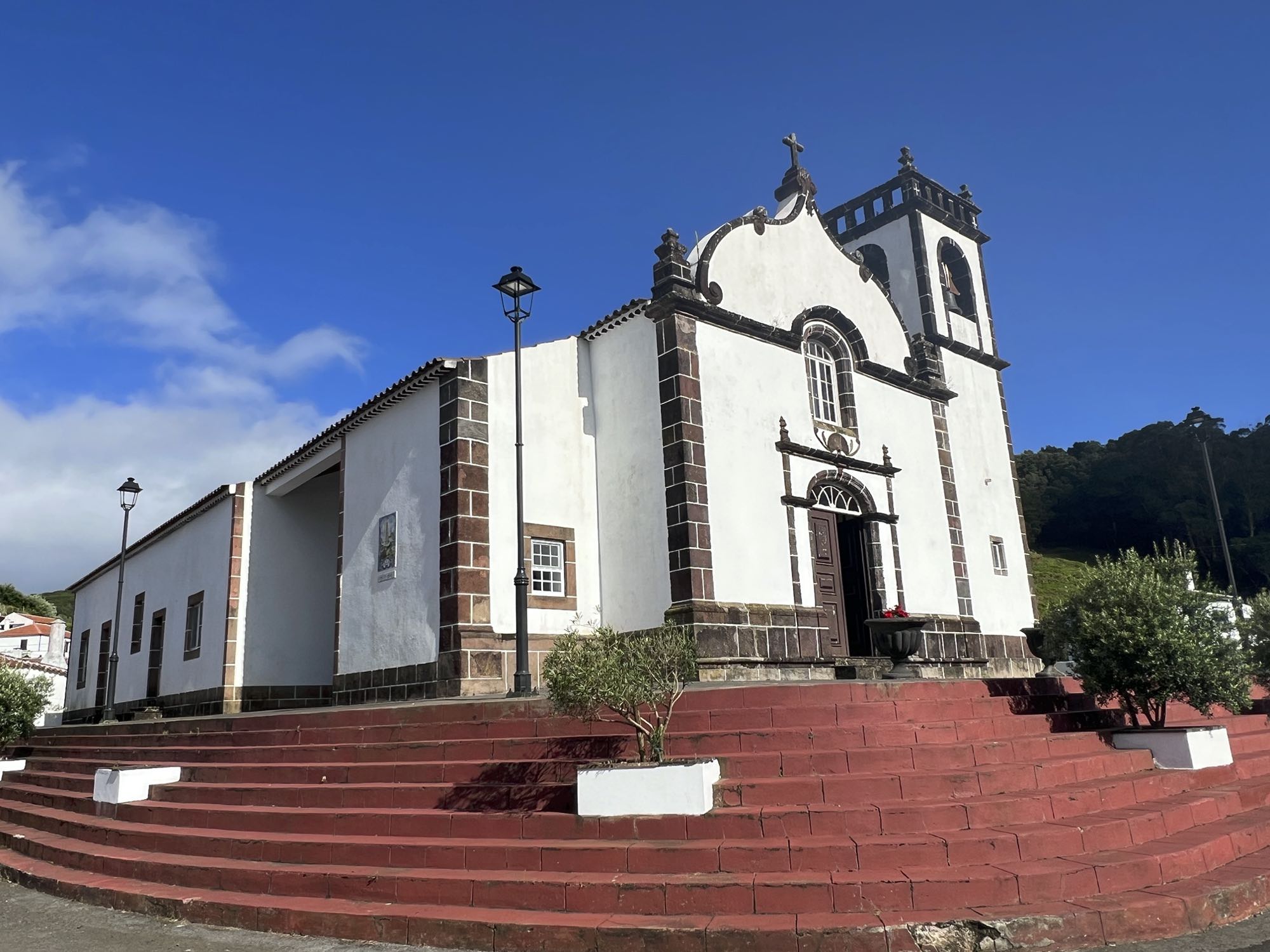 Kirche in Santa Bárbara am Ausgangspunkt
