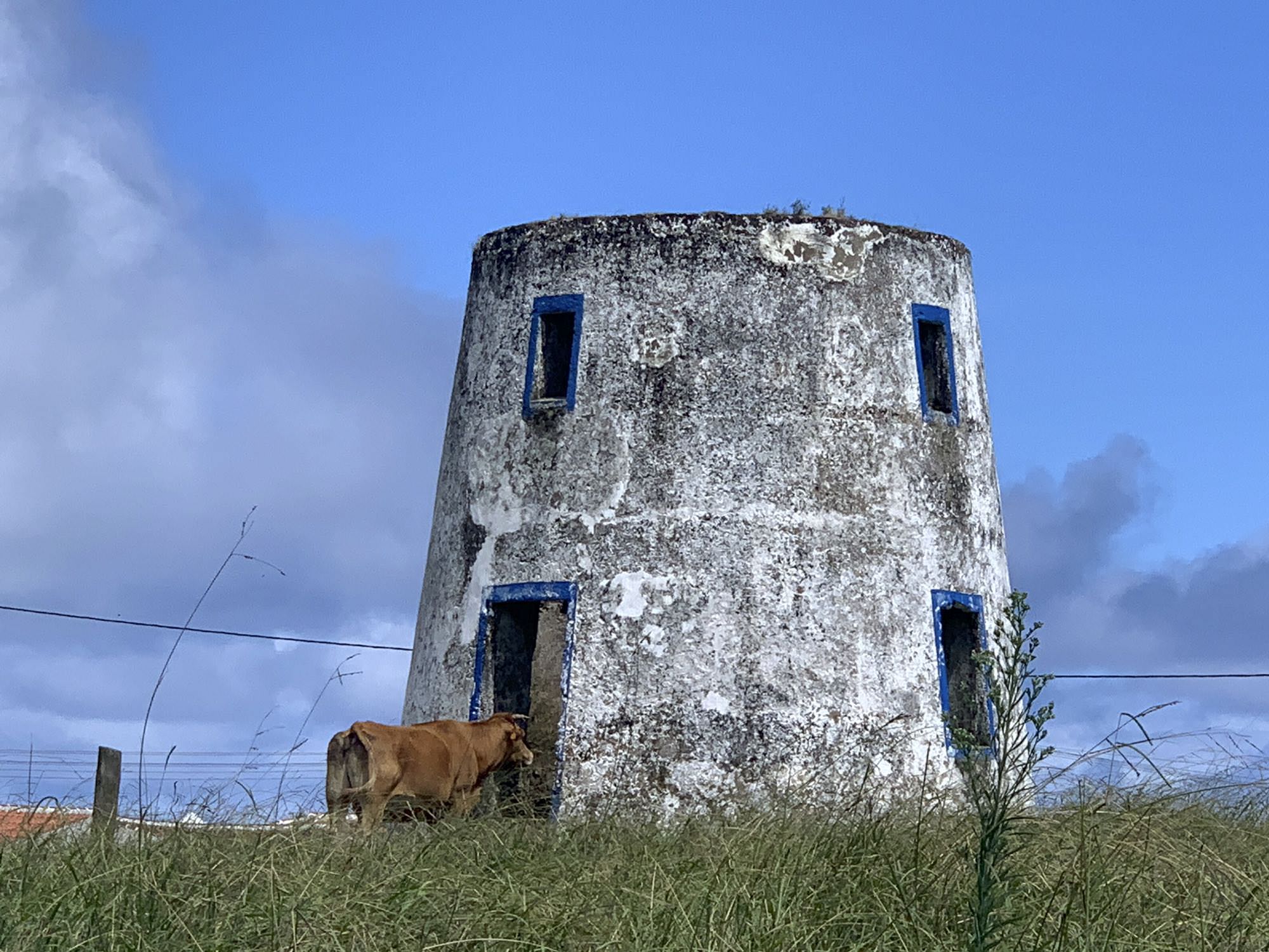 Windmühlenruine im Ortsteil Atoleiros