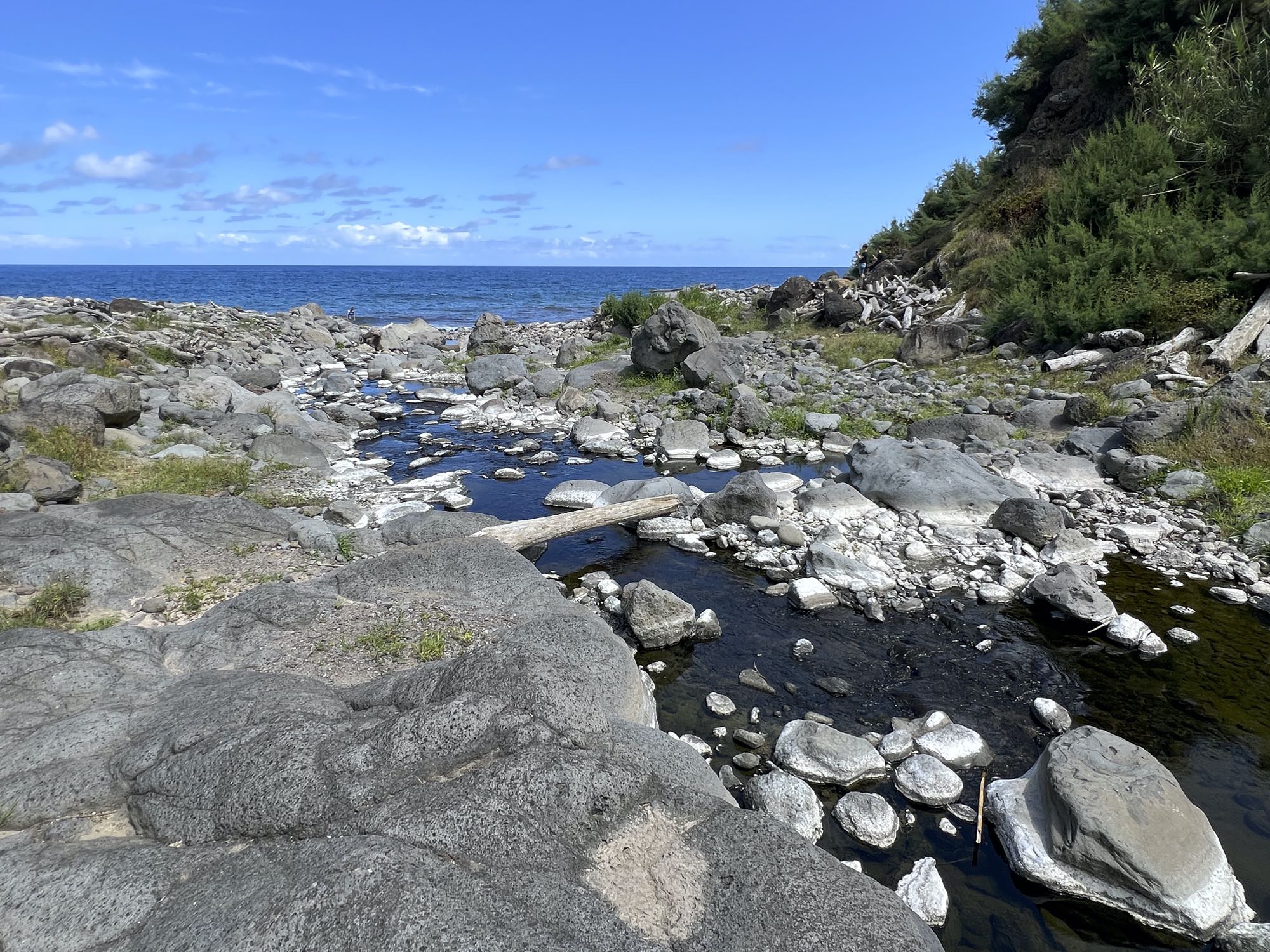 Desembocadura de la Ribeira dos Caldeirões