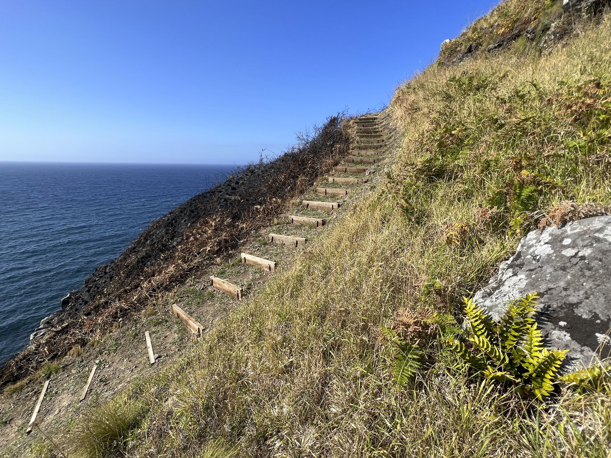 Küstenwanderweg zurück nach Ribeira Funda