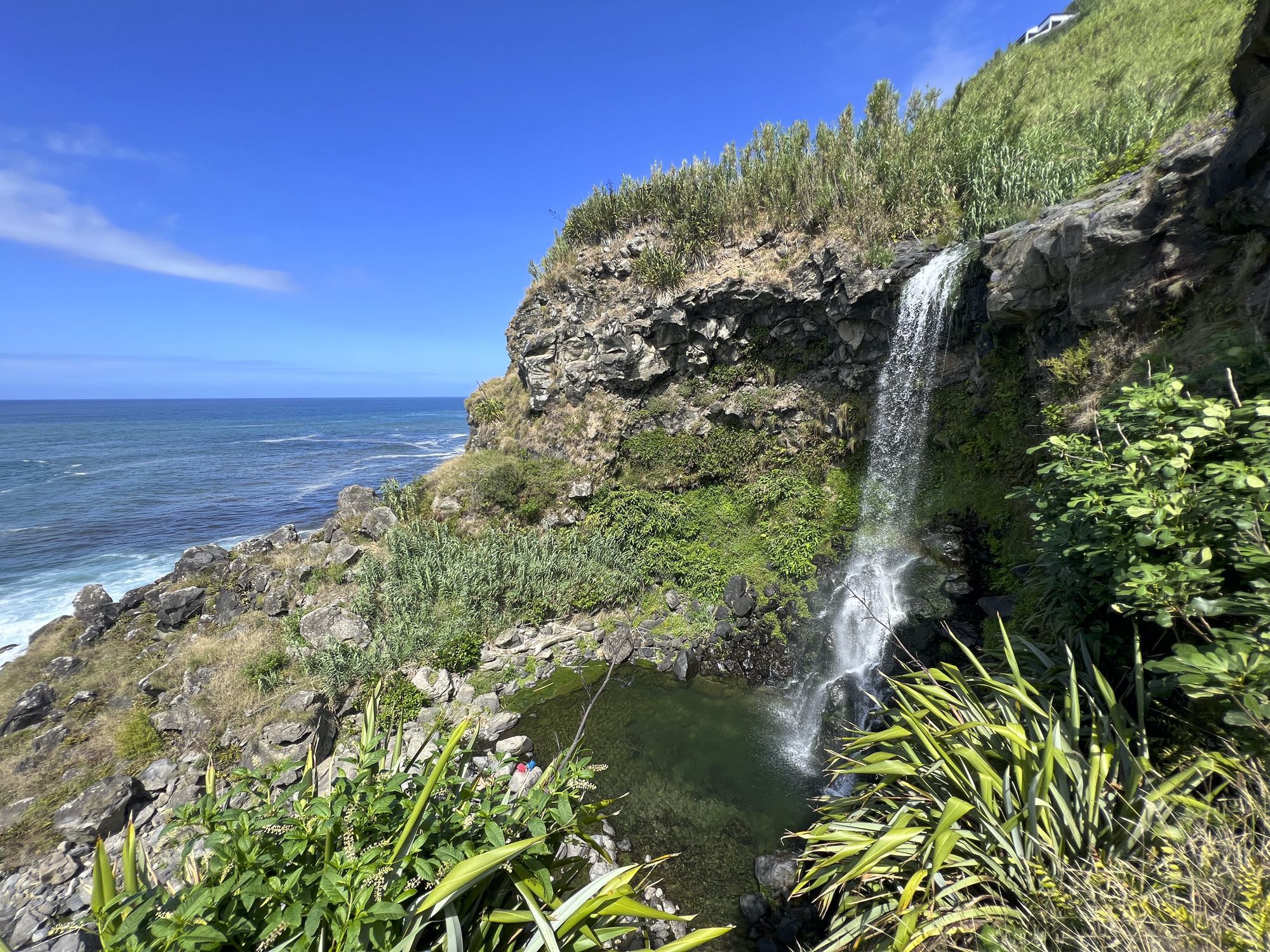 Wasserfall am Ribeira do Salto