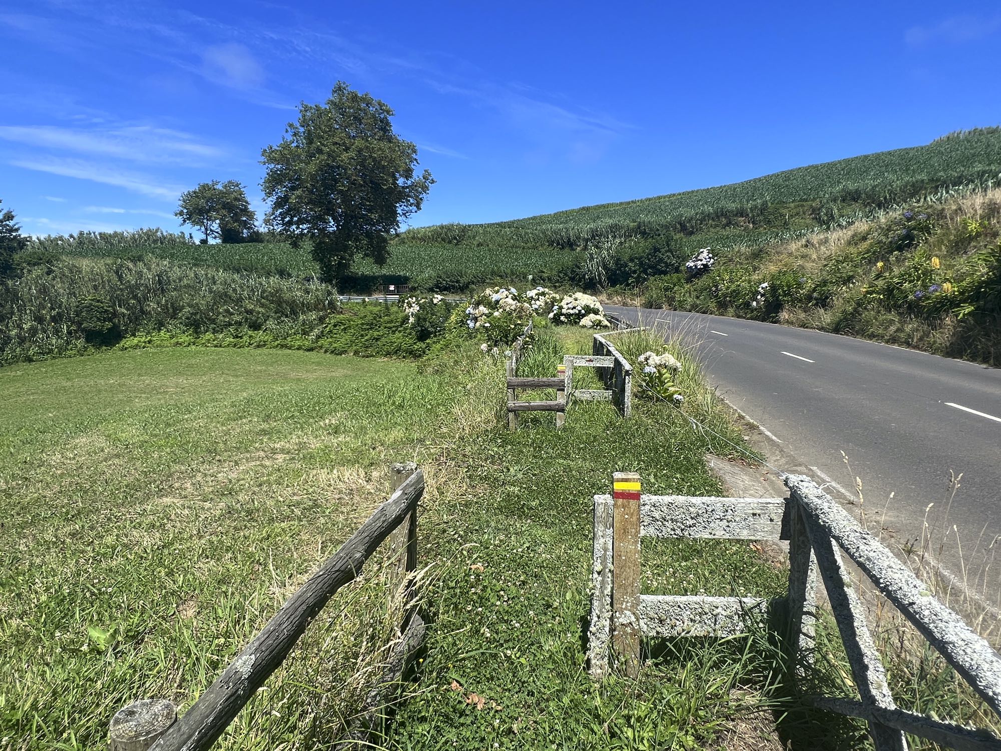Der Wanderweg verläuft parallel zur ER1