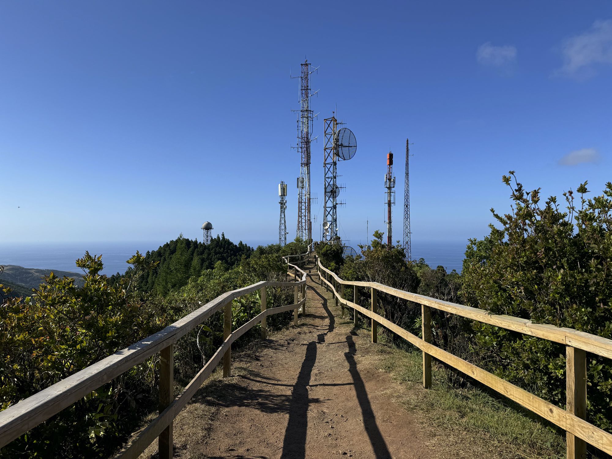 Nordgipfel des Pico Alto