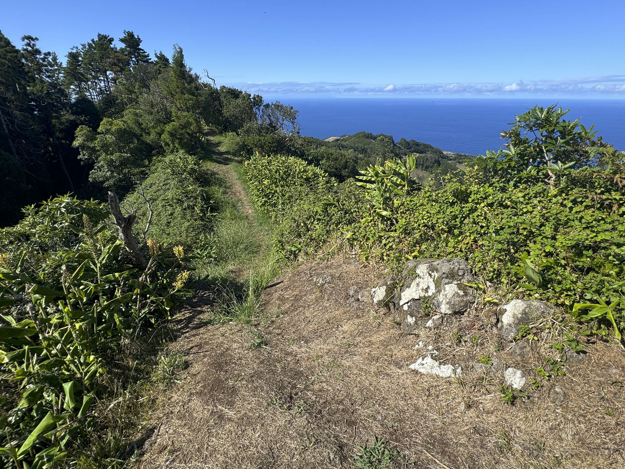 Gratwanderweg nördlich des Pico Alto