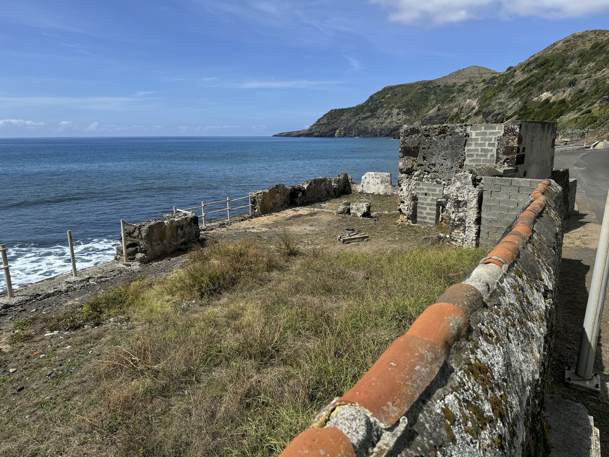 Ruine des Forte de São João Baptista in Praia Formosa