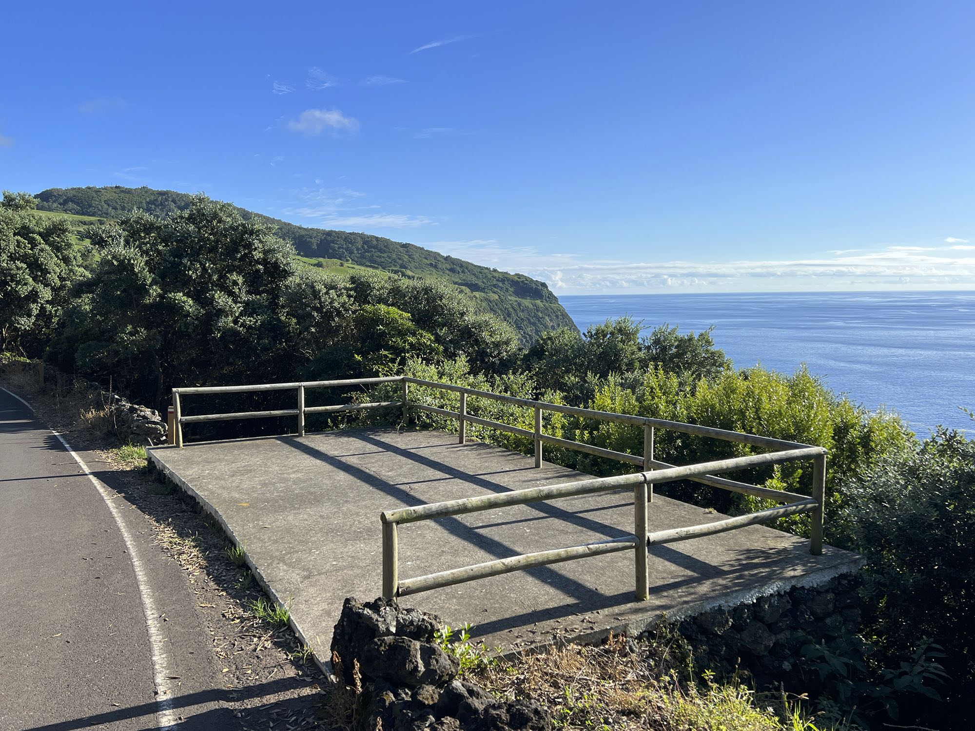 Mirador de camino a Ponta do Queimado