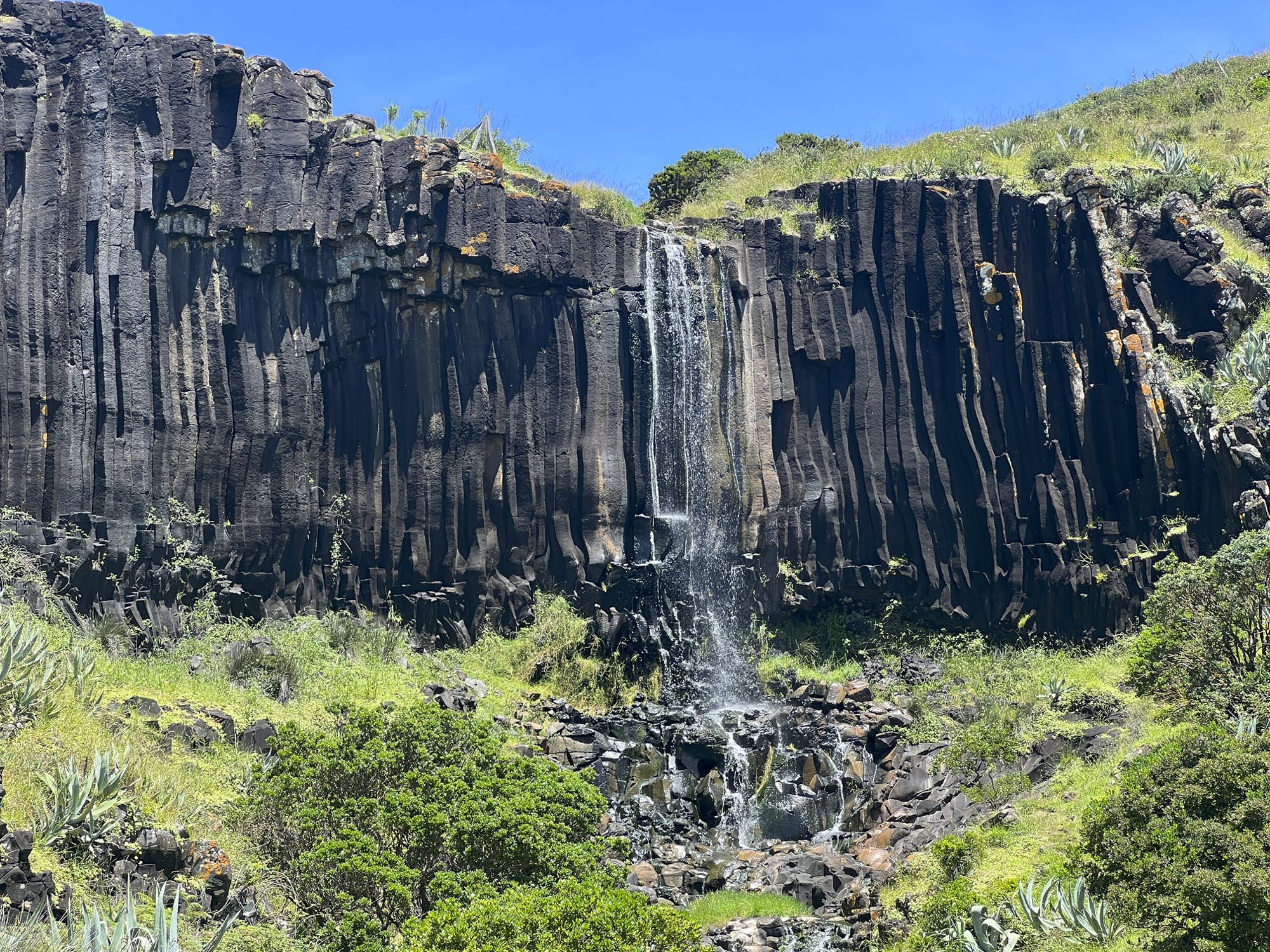 Wasserfall am Ribeira do Maloás