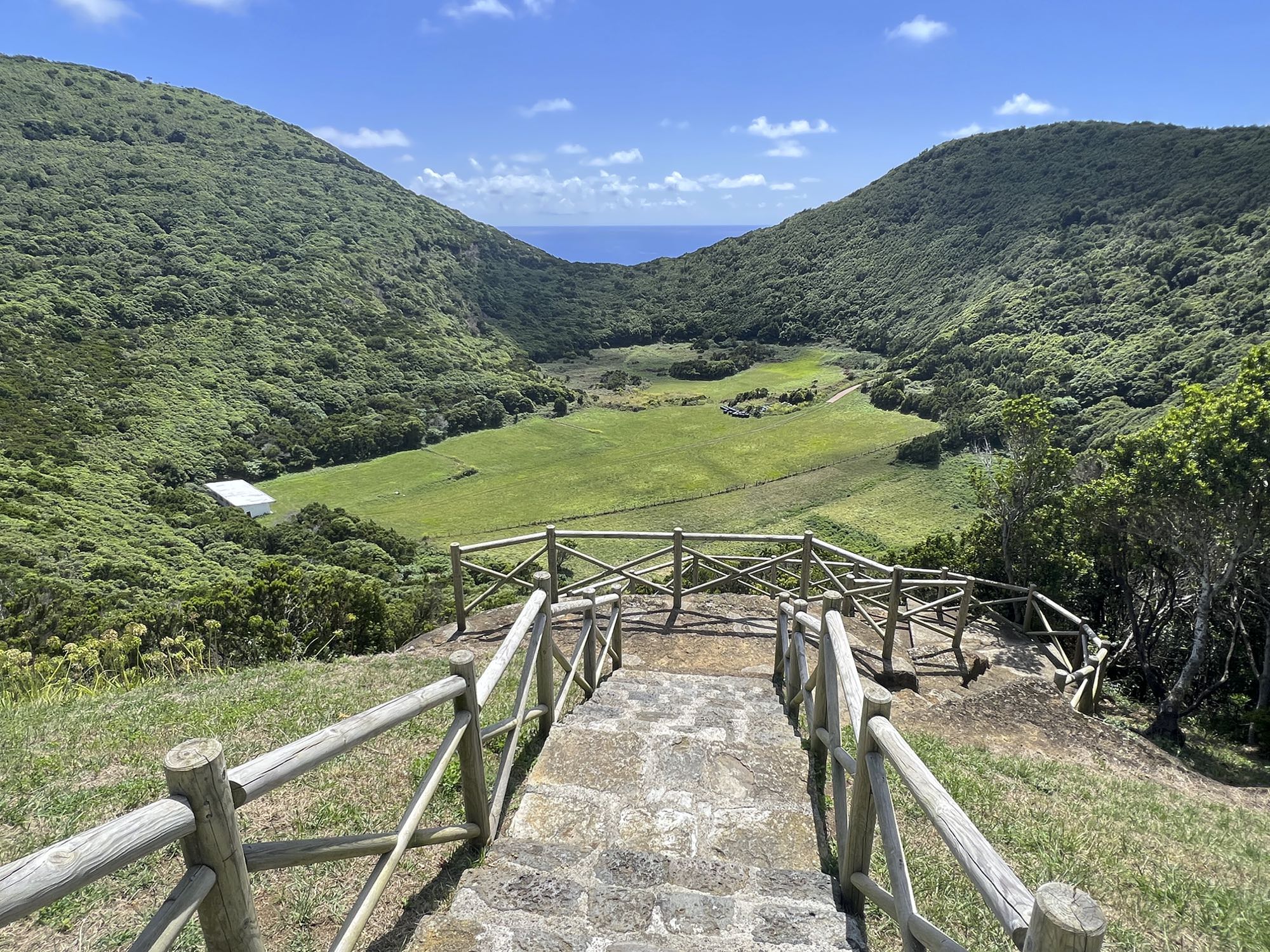 Blick auf die Caldeira des Monte Brasil Massivs