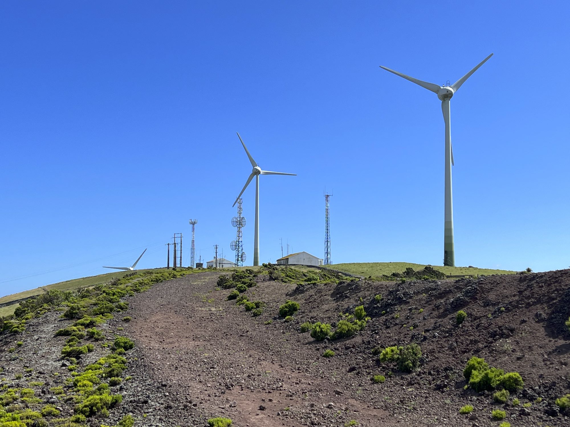 Windpark auf der Serra Branca